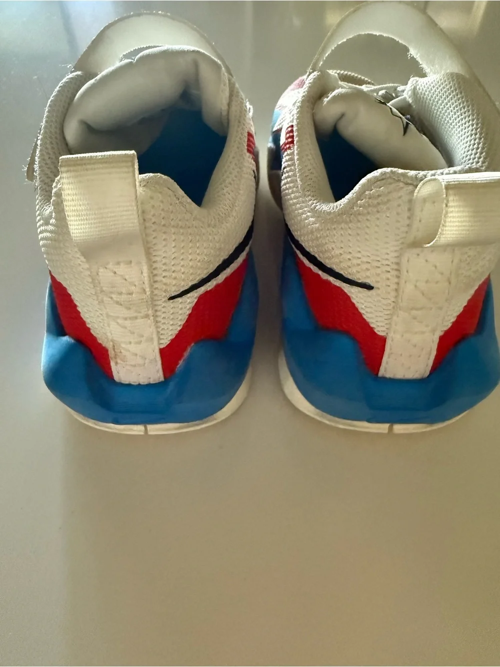 Nike Kids' ST Dynamite Low Top Sneaker - White Blue Red